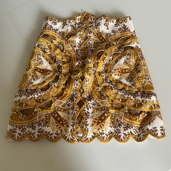 Zimmermann  zippy scallop mini skirt - Picture 5 of 12